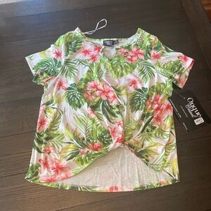 Onque XL floral top NWT